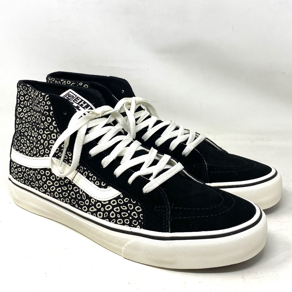 VANS Sk8-Hi Decon Sneakers Canvas Suede Black For Men Skate Shoes VN0A4BX64WM - Picture 2 of 10